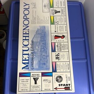 Metuchenopoly Centennial Edition Board Game